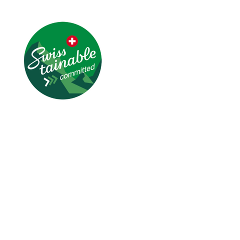 Logo Swisstainable mit Link