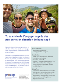 Procap Voyages - Recherche Accompagnant·e·s de séjours