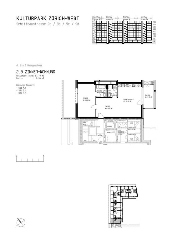 Barrierefreie 2.5 Zimmerwohnung mit Balkon im Zürich Kreis 5 für Menschen mit Behinderung
