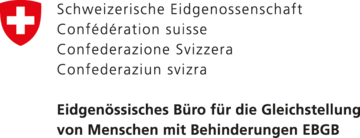 Logo EBGB, Text auf weissem Hintergrund