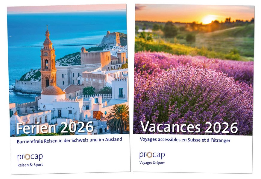 Ferienkatalog 2026: Dem Alltag entfliehen mit Procap Reisen
