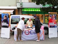 Standaktion bei Procap Oberwallis