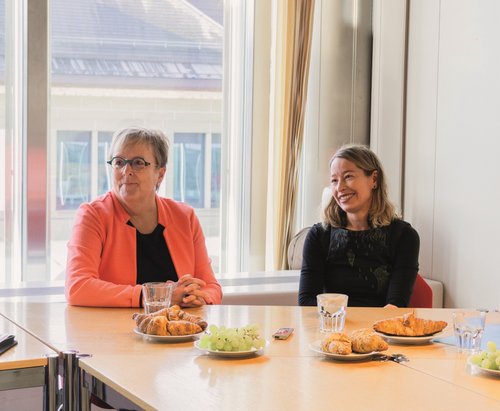 Irene Hodel und Sabina Schwyter verstehen sich gut
